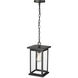 Bowton 1 Light 8.5 inch Powder Coated Black Outdoor Hanging Lantern
